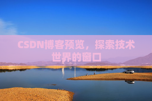 CSDN博客预览,探索技术世界的窗口